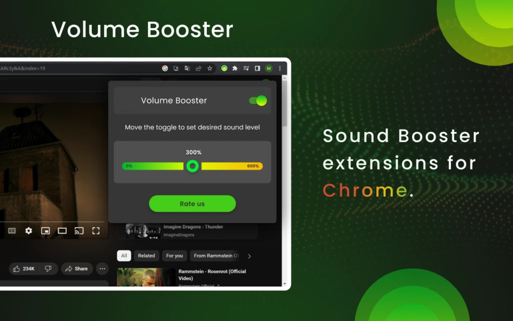 Volume Booster Chrome Extension
